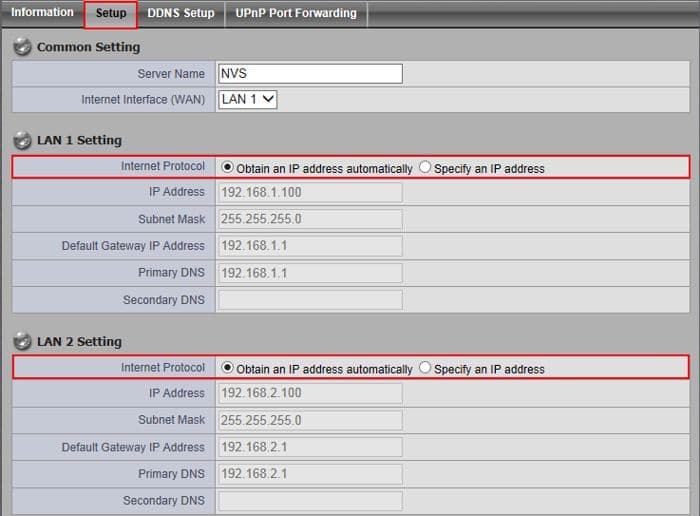 NUUO NVR Solo IP Address