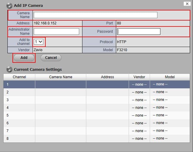 Solo NVR IP Camera