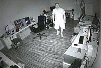 Infrared Security Camera Video Demo