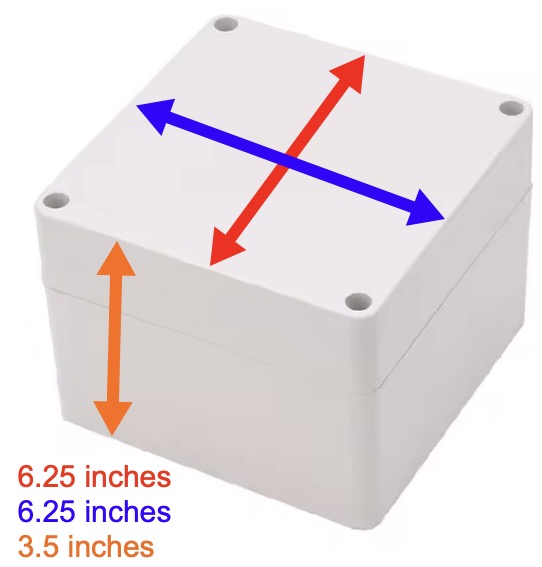 PVC 6x6 Junction Box