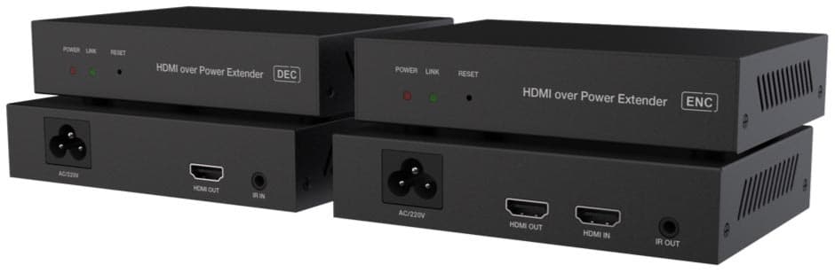 HDMI Over HDMI over Power Cable Extender