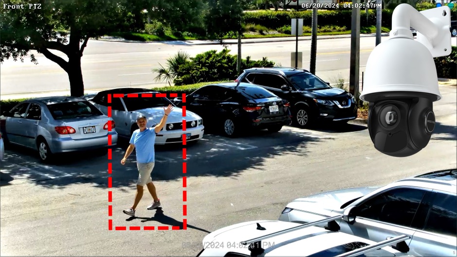 AI Human Detection 4K Auto-Tracking PTZ Camera
