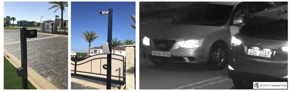 LPR Security Cameras Systems for Gate Video Monitoring