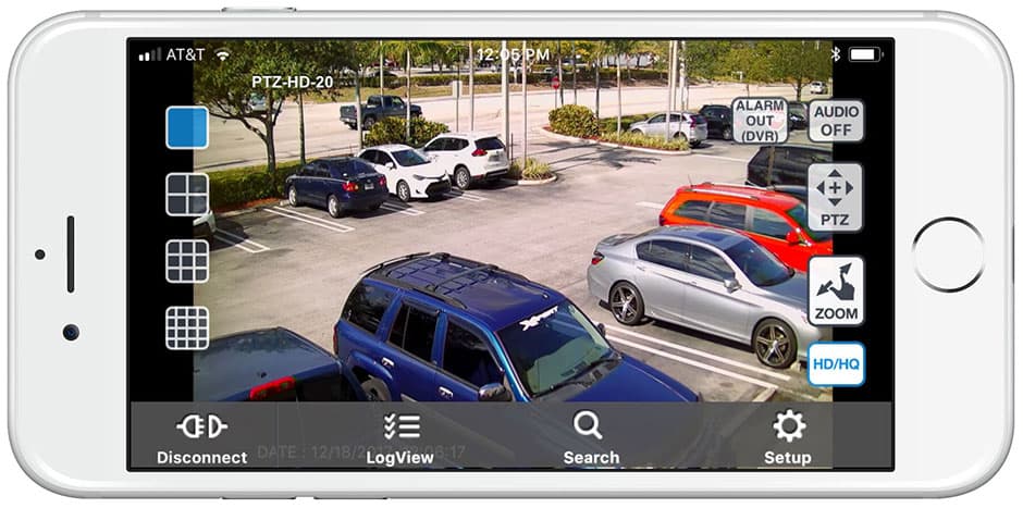 Remote View Security Camera from iPhone App
