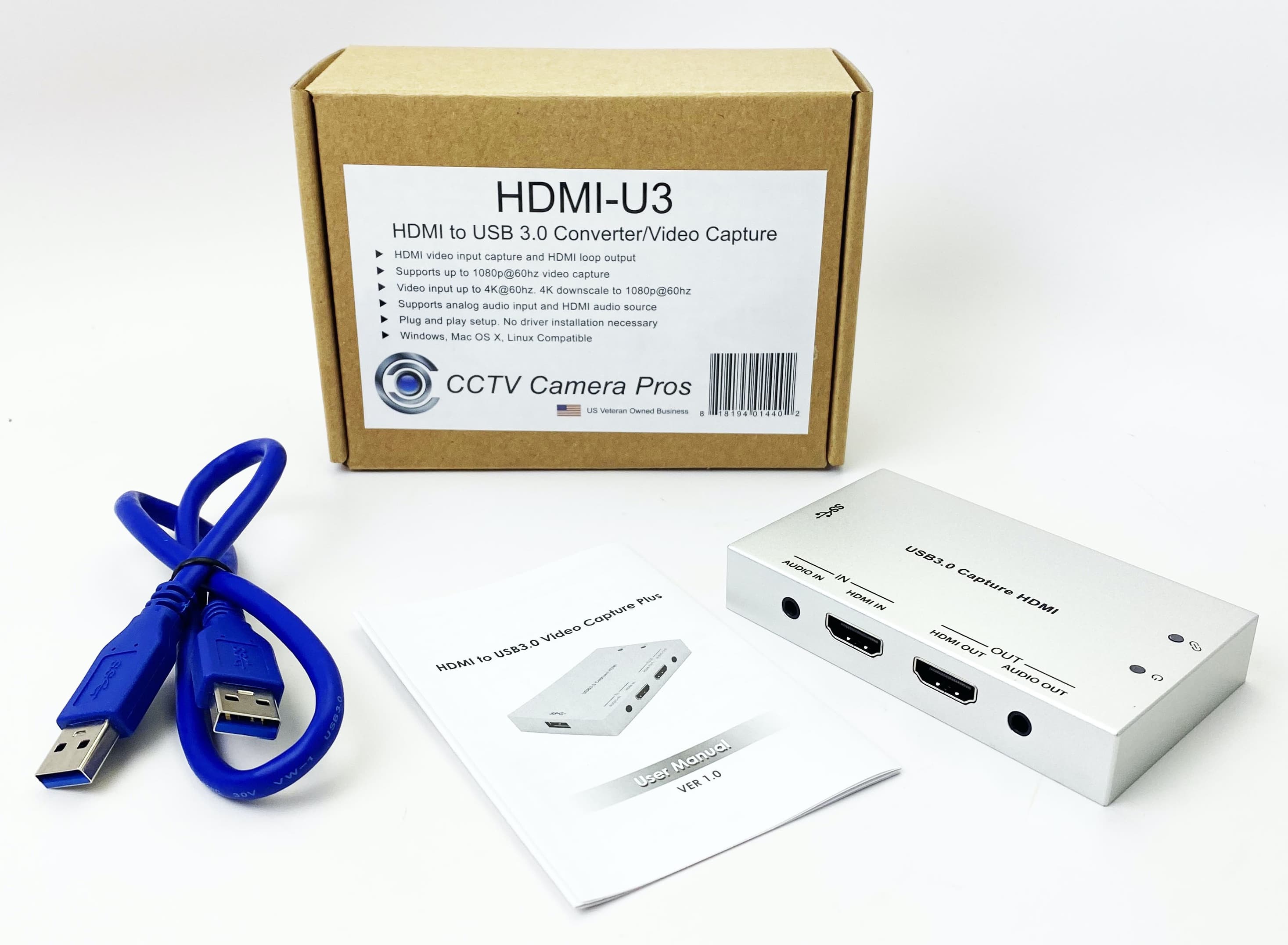 HDMI to Converter, Video Capture Streaming Device, USB-C