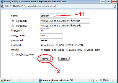 Video Decoder Setup - Data Stream