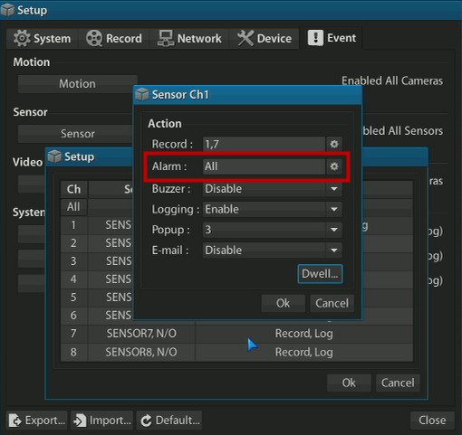 DVR Alarm Output Setup | Viewtron CCTV Surveillance DVRs