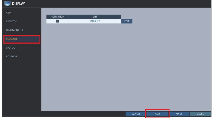 iDVR-PRO Custom Sequence Setup