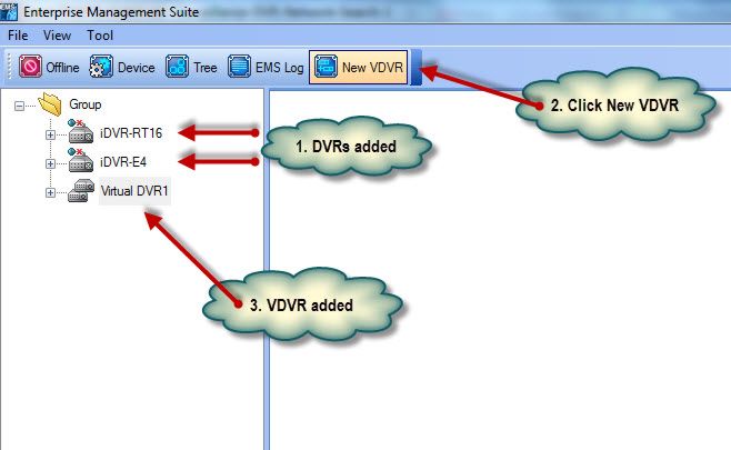 iDVR Virtual DVR View