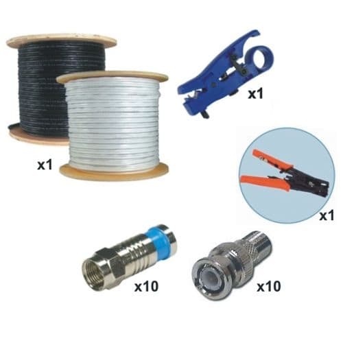 cctv cable connectors accessories
